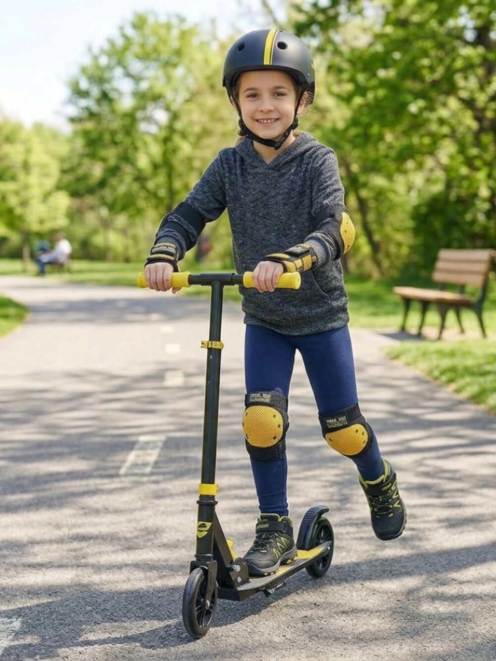ROCKBROS Kids Protective Gear Set – 6-Piece Knee, Elbow, and Wrist Pads